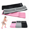 Zakerda Custom logo Non Slip Latex Fabric Polyester Hip Booty Yoga Exercise Bands Elastic Gym Workout Fitness Resistance Bands