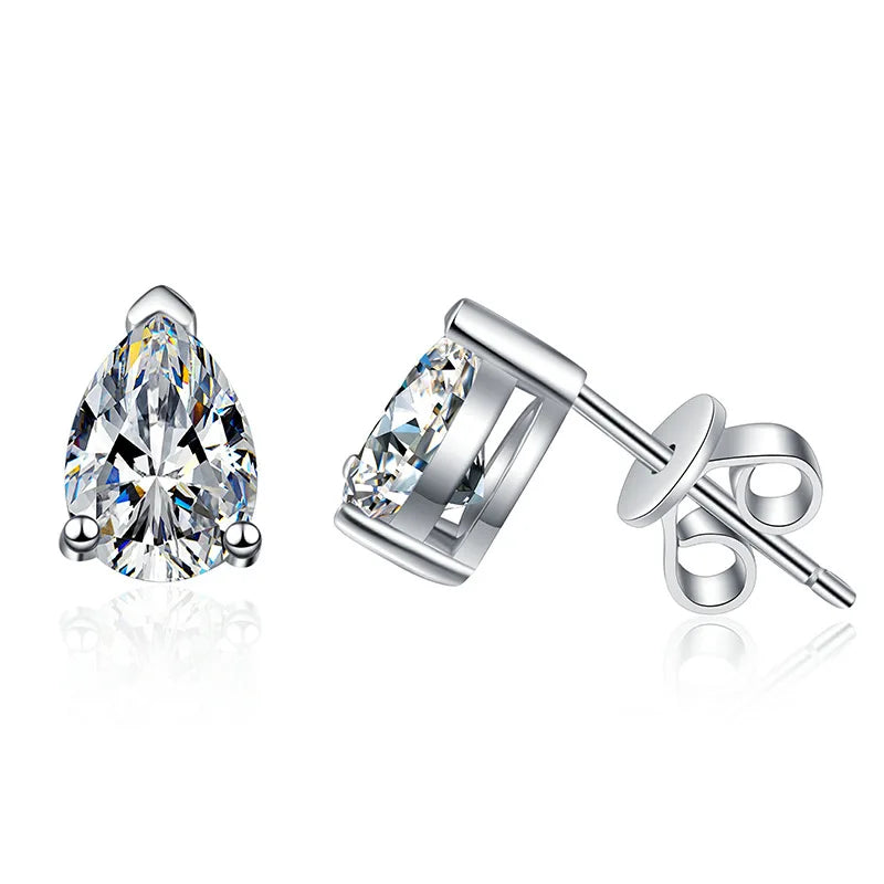S925 Silver Premium Moissanite Earrings Elegant and Luxurious Jewelry Accessory