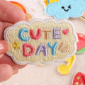 Wholesale Self-Adhesive Clothing Ptches Embroidery Embroidered Cloth Patches