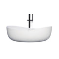 Modern White Acrylic Solid Surface Bathtub Large Adult Soaking Bath Tub Manufactured Stone Resin Designer Manufacturer Wholesale MegaBDM