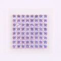 VOAINO 2.0 mm 2.51cts 65 Pcs Light Purple Lavender Amethyst Lilac Sapphire Stone Loose Gemstone in Earrings for Ring