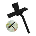 New Eco-Friendly Silicone Squeegee Hook Cleaning Tool for Window Bathroom Floor Shower Door-Rubber Handle Glass Wiper