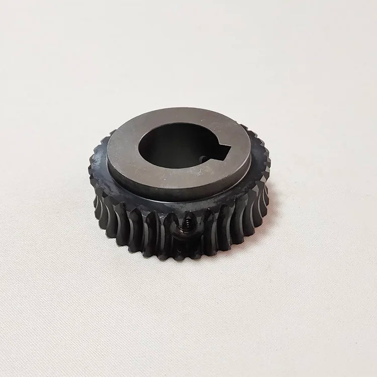 55x25x23mm 134 Teeth Black CD Rubber Cloth Worm Gear