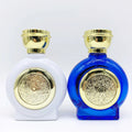 Hot Sale Luxury Red pink Black Green Blue Colored Glass Perfume Bottle with Pump Sprayer 50mL Arab Middle East Perfume Bottle