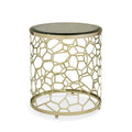 Nordic Furnitures Rectangle Gold Metal Sofa Side Table Coffee Table Living Room Modern