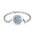 Fashion Design Adjustable Stainless Steel Locket Aroma Perfume Essential Oil Aromatherapy Unisex Jewelry Bracelet
