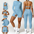 Custom Seamless 4-Way Stretch Squat Proof Short Yoga Set for Women Gym Fitness 2 Piece