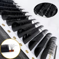 Custom Fluffy Mink Lash Extensions d Curl Soft Cashmere Eyelash Extensions Russian Volume Lash Trays