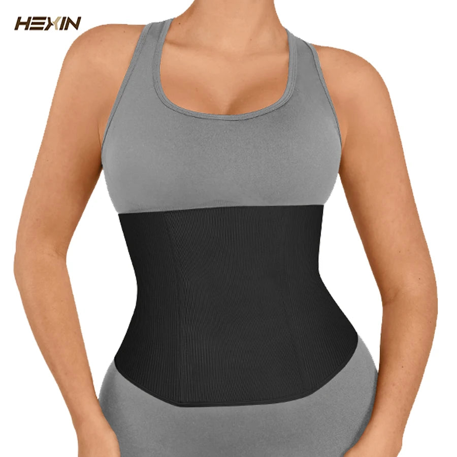 Hexin Steel Bones Tummy Control Fajas Waist Trainer Shaper Underbust Cincher Tummy Belt Slimming Workout Belt Underbust Cincher