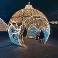 Carousel Music Box Birthday Gift/ Christmas Parfum Box Gift/ Giant Christmas Arch Motif Light Ball
