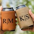 Travel Outdoor Drink Can Case Cover Faux Leather Beer Bottle Water Bottle Holder Wine Bottles Beverage Can Holder