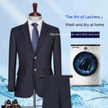2023 New Design Machine Washable Suit Men's Wedding Best Man Wool Casual Men's Suit Enterprise Bank Work Business Suit