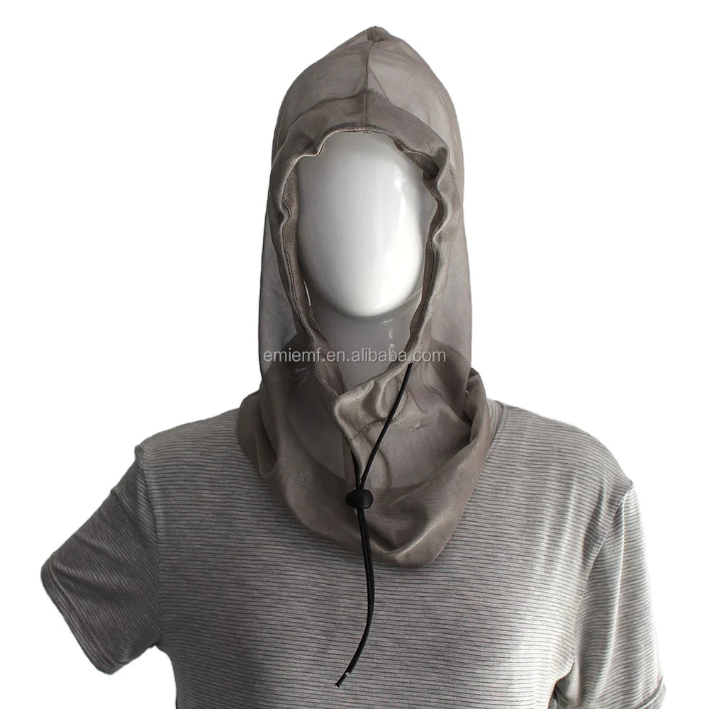 BLOCK EMF Shielding Hoodies Hat Radiation Proof Breathable Hood Unisex Hat EMF Hat