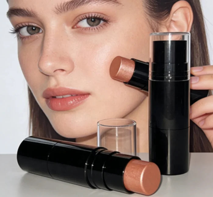 Private Label Custom Vegan Makeup Highlighter Stick Waterproof Mineral-Based Single Color Highlighting Cream