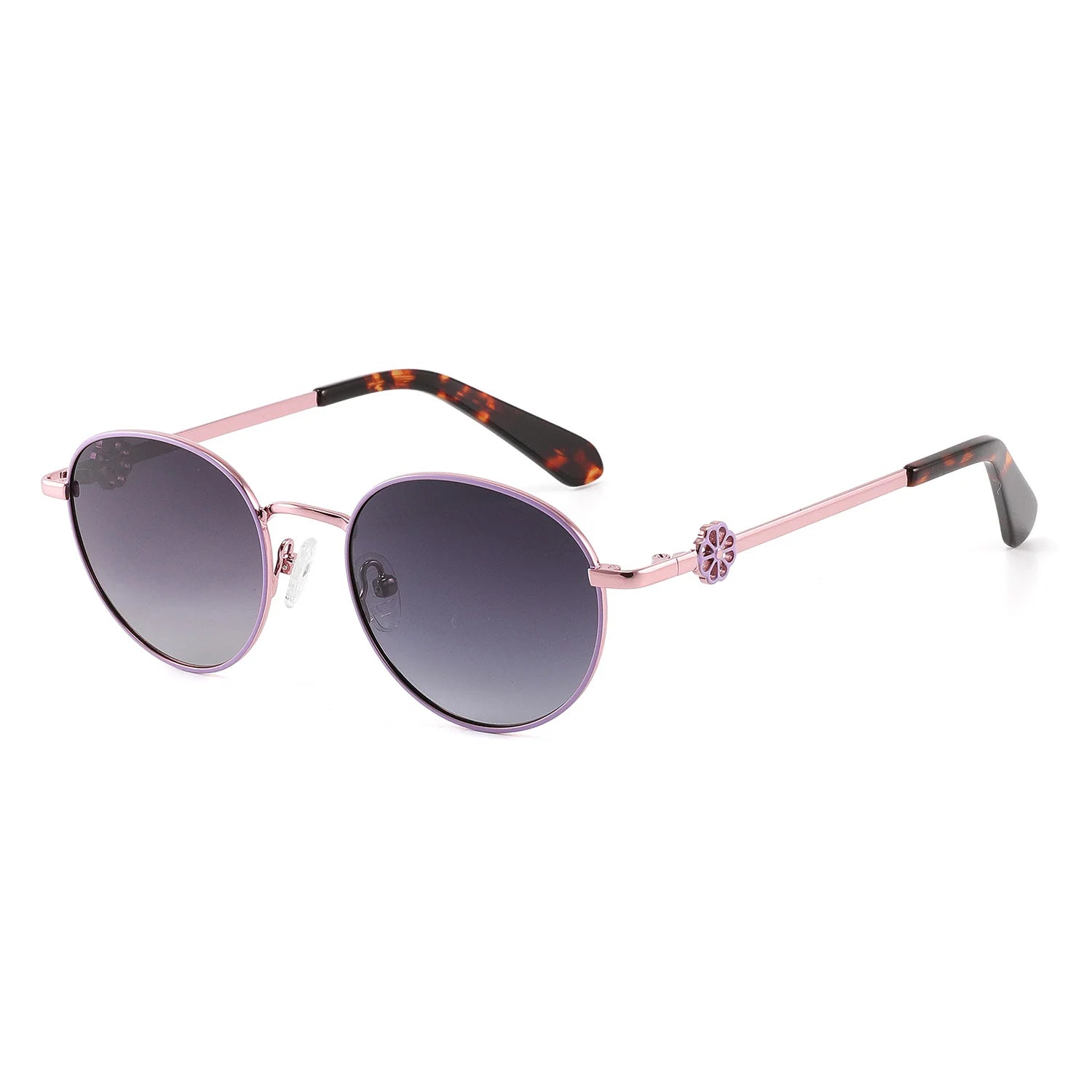 GLT9213 Manufacturer Custom Retro Metal Frame Polarized Sunglasses High End Durable Fashion Round Women Sunglasses