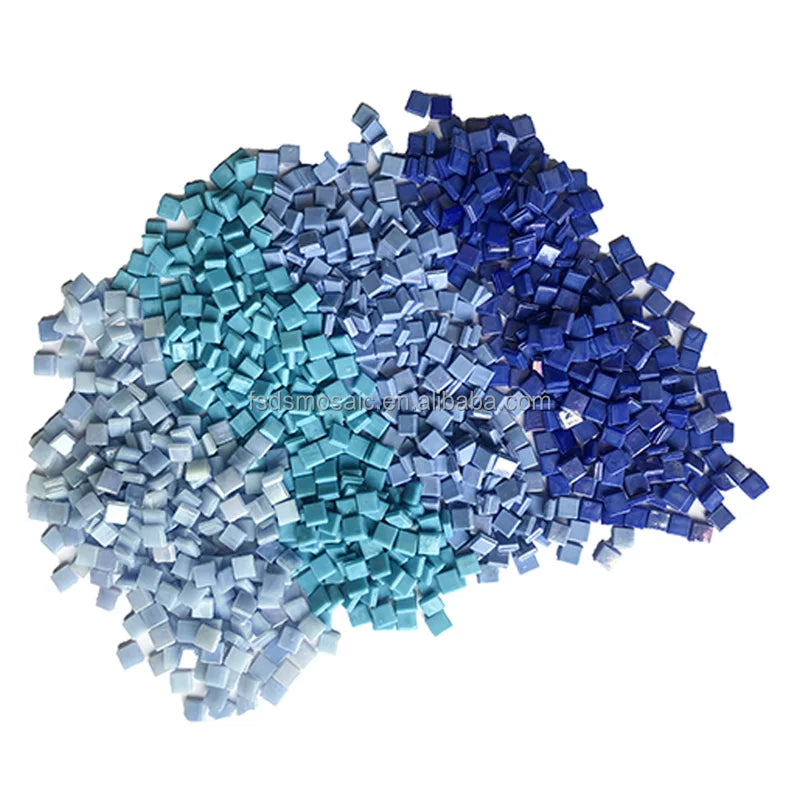 Hot Sale Self-Adhesive DIY Crystal Glass Mosaic Creative Production Free Stone Scattered Particles for Hotel Room Decoration