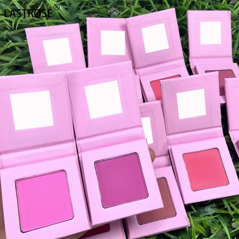 14 Color Face Makeup Cheek Cream Blush Private Label Long Lasting Vegan Pigmented Blusher Pink Single Pressed Powder Blush