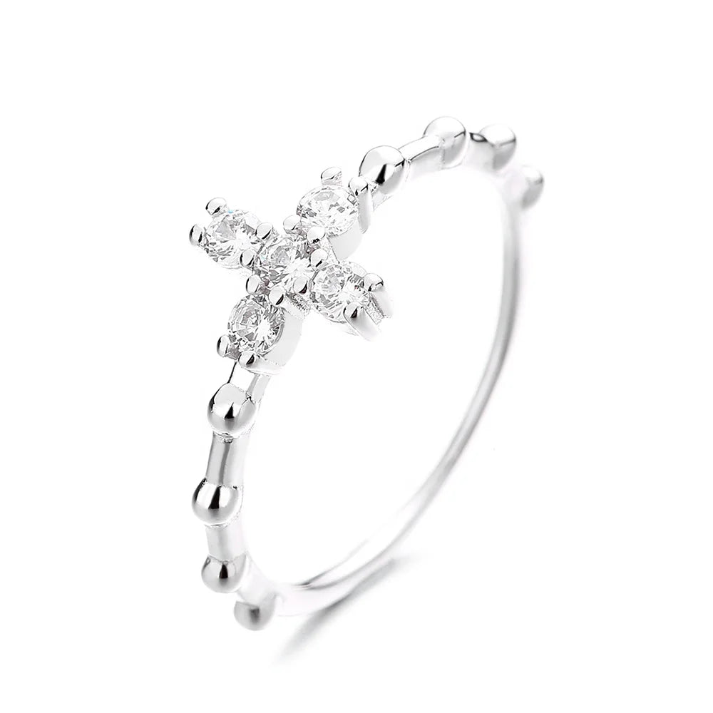 CZ 925 Sterling Silver Rings Jewelry for Women