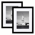 Custom Black/White Wooden Photo Frame for Home Decor-Wall Mount Display 6x8 8x10 11x14 12x18 14x18 16x20 for Printmaking