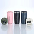Portable 304 Stainless Steel Insulated Tumbler LED Intelligent Temperature Measurement Car's Vacuum Coffee Cup