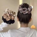 Hair Accessories for Women Girls Luxury Soft Oversize Scrunchies De Satin Hair Scrunchie Elastic Hair Ties Hairbands Scrunchies