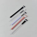 OEM Private Label Makeup Spoolie Brushes Eyelash Extension Cleaning Brush Synthetic Fiber Curved Bristles Lash Clean Swoop Brush