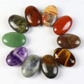 Natural Cheapest Palm Stone Oval Pocket Stones Amethyst Handmade Smooth Healing Crystal 4cm 3cm