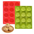 BPA Free and Dishwasher Safe Great for Making Muffin Cakes Tart Bread 12 Cups  Cupcake Molds