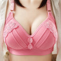 Best Sale Plus Size Underwear Women Red Bra 40 Size Wireless Push up Large Size Bra for Fat Ladies