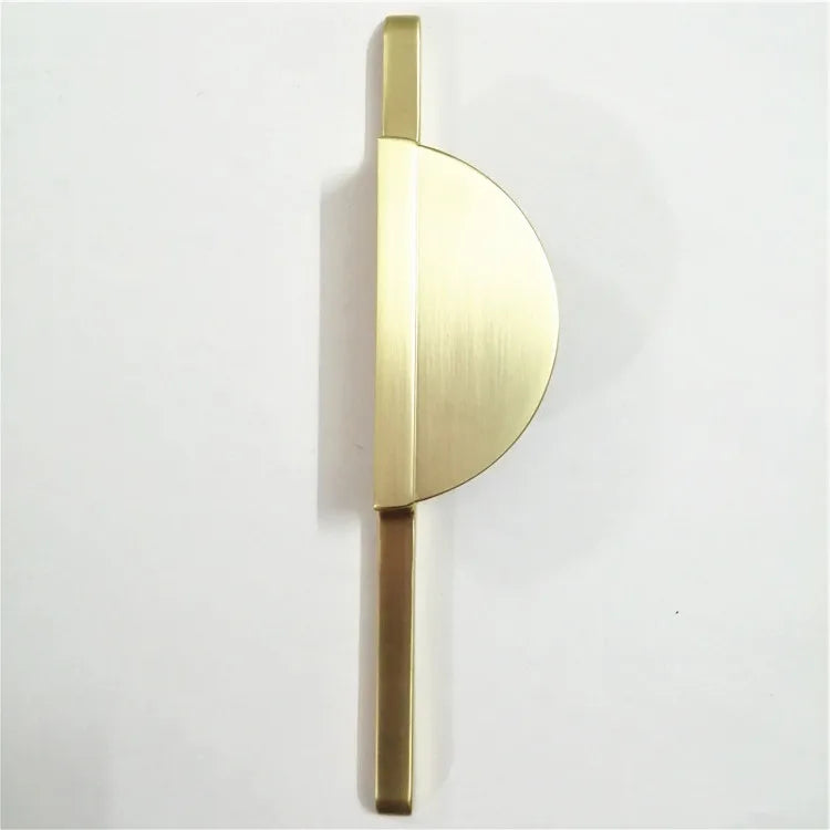 Modern Brass Wardrobe Handle Cabinet Drawer New Arrival Zinc Alloy Gold Pull Handles