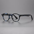 Shenzhen High Quality Designer Vintage Acetate Square Plate Eyeglass Frame with High Nose Bracket for Vintage Style Eyewear