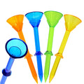 Big Cup Plastic Golf Tees Reduced Friction Side Spin