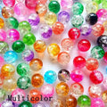 Factory Direct Sell  Acrylic Cracked Loose Beads  DIY Bracelet Necklace Jewelry  Making Accessories