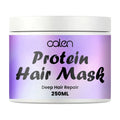 Oalen 250ml Deep Hair Repair Protein Hair Mask Organic Herbal Nourishing Coconut Oil Frizz-Free Smooth Leaves ODM/OEM