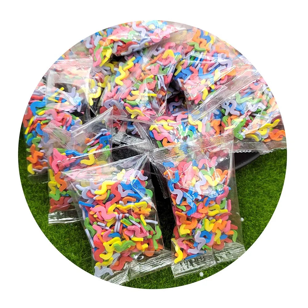 10g Packing Colorful Polymer Clay Slices DIY Nail Art Slices Balloon Wholesale