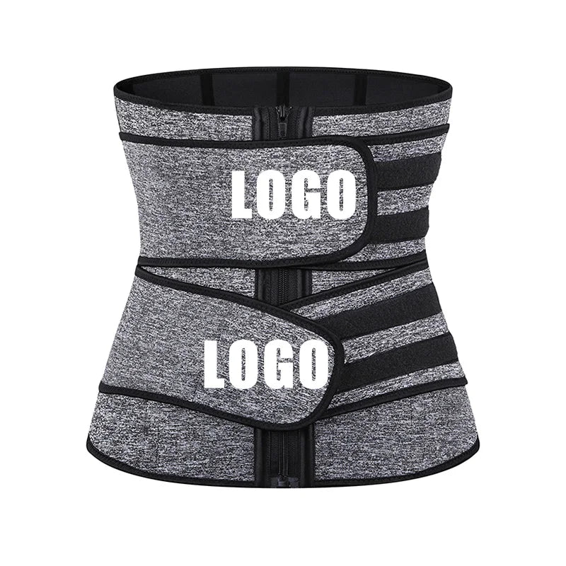 plus size girdle Neoprene Waist Support Ladies Waist Trainer with 2 Belts