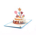 3d Pop up Holiday Greeting Gift Cards Birthday Invitation Cards