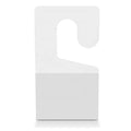 Hook Hole Self Adhesive Heat Sensitive Hanging Tabs Heavy Duty Clear Plastic Hang Tags Grocery Supermarket Store Retail Display