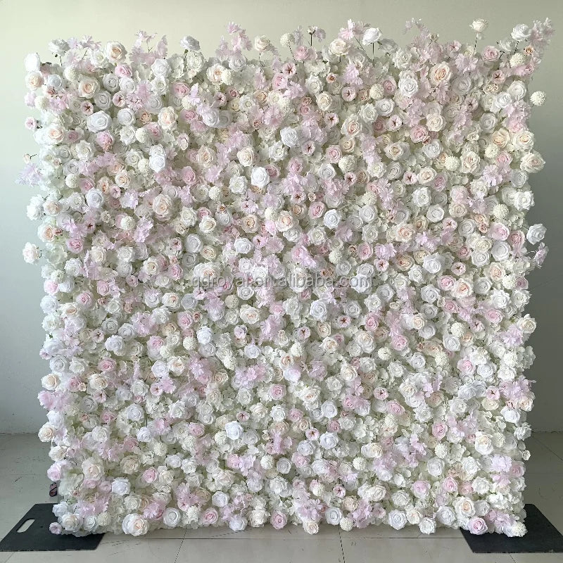 Wedding Decoration Decorative Silk Flower Panels Artificial Flower Wall Backdrop Celebrate Party