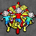 Gamers Living Room Cartoon Hype Tuft Area Rugs Shaggy Fluorescent Carpet Children Custom Logo Area Rug