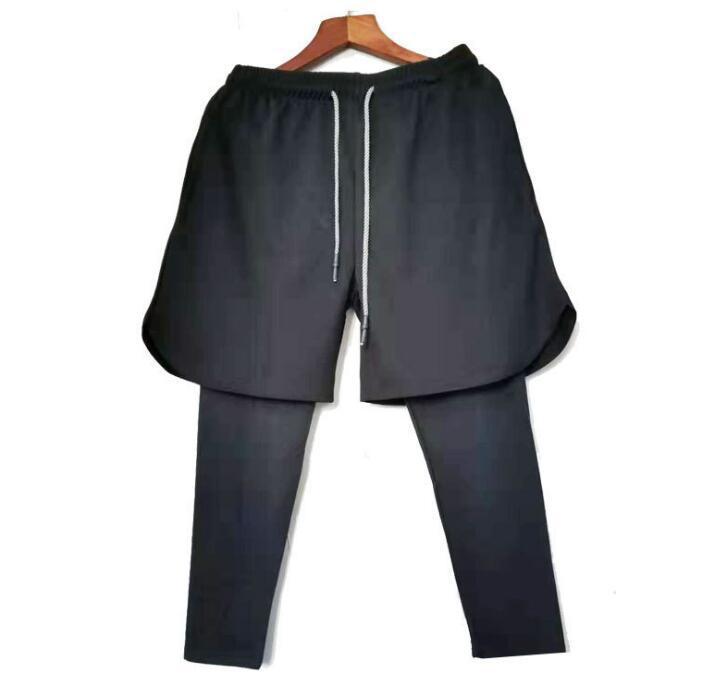 Wholesale Summer Quick-Drying Casual Sports Fitness Pants Men's Loose Shorts Cropped Pants Elastic Waist Canvas Large Size