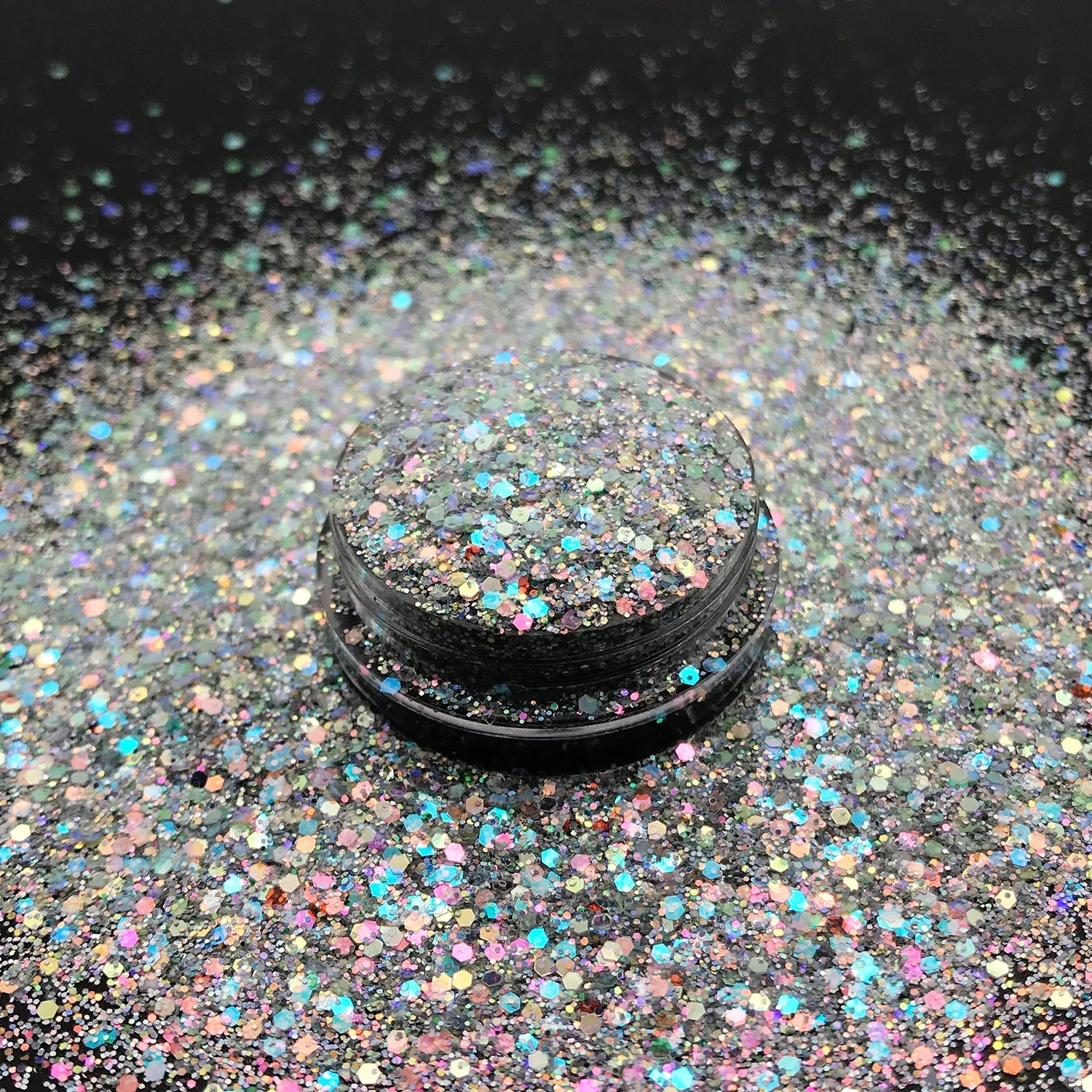 Christmas Decoration Shift Holographic Silver Mixed PET Craft Glitter 1kg