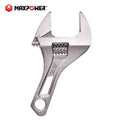 MAXPOWER 4 Size Large Opening Short Color Handle Wide Jaw Opening Ultra Thin Plumbing Adjustable Wrench