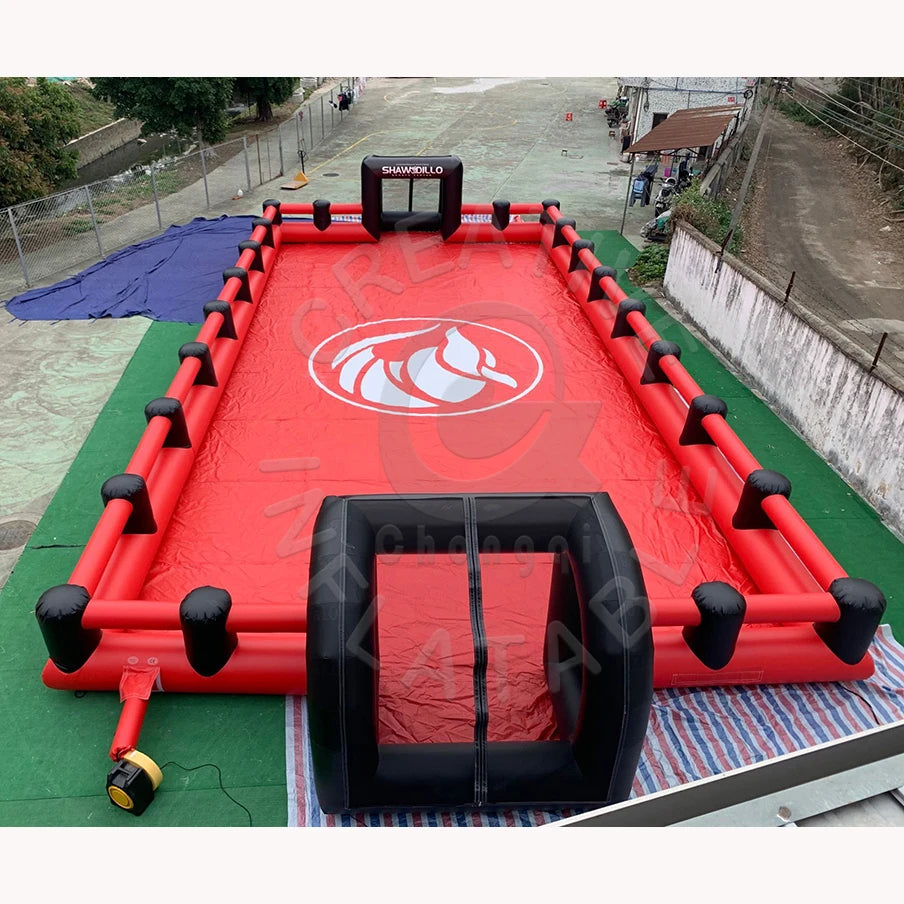 CQ Soap Football Field Inflatable Soccer Field Soccer Pitch for Sale