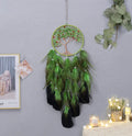 New Crystal Dreamcatcher Handmade Feather Crafts Home Decor Wholesale Dream Catcher