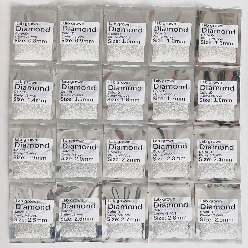 Starsgem 1ct 1 Pack HPHT White D E Color  VS Purity Diamond Loose Melee Round Cut Polished Lab Diamonds From Manufacturer