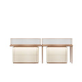 Wall Mounted Floor Standing Jewelry Display Showcase Stainless Steel Wood Glass Modern Luxury Design for Jewelry Stores