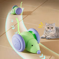 Eco-Friendly Plastic Cat Interactive Chewing Toys with Automatic LED Lights Smart Sensing Movement & Lifelike Design