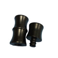 Xmlivet Black ABS Flat Radial Pin Billiards Cue Joint Protectors 3/8-8 Pool Cue Stick Joint case Billiards Accessories