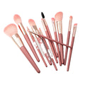 New Style Wooden Handle Makeup Brush Super Soft Luxury Synthetic Makeup Brushes Customized Makeup Brush Set 12 Pcs